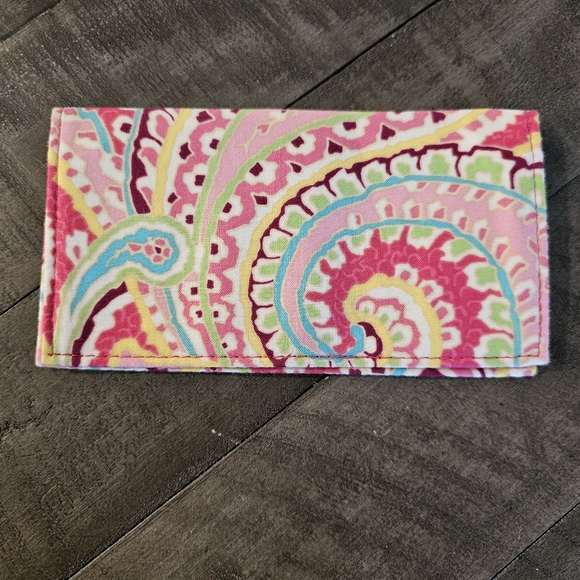 Vera Bradley Capri Melon Checkbook Cover (Retired Spring 2007) NWT - Picture 2 of 3